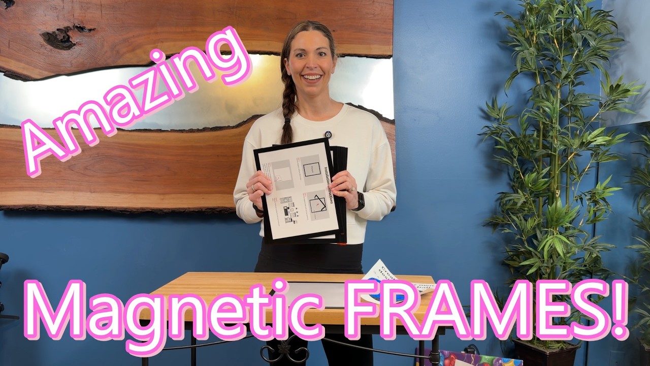 Magnetic Frames that are useful for home or business - YouTube
