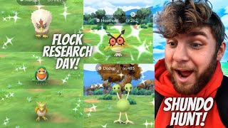 ✨Flock Research Day In Pokemon Go and Shadow Suicune Raids!✨