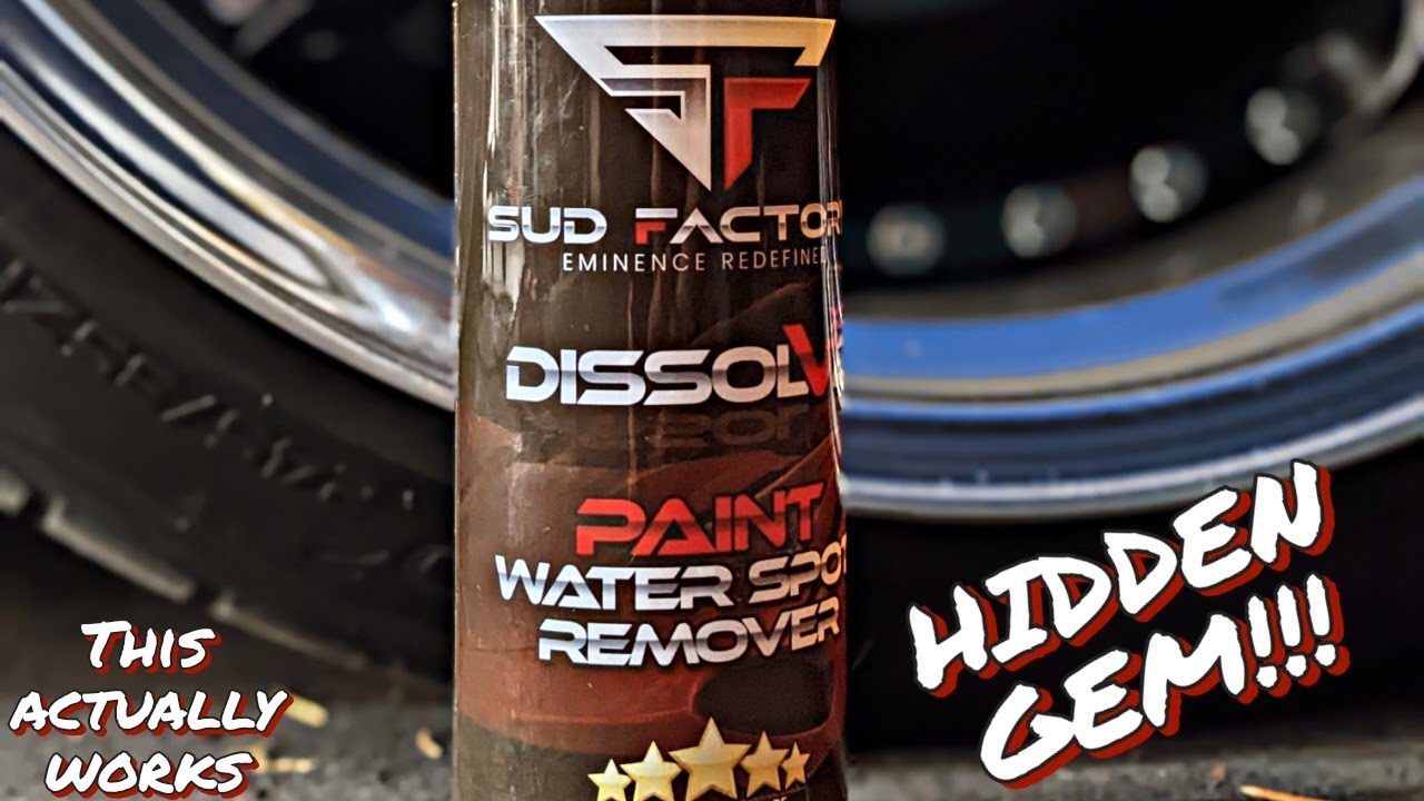 Sud Factory Water Spot Remover - Does it work? 