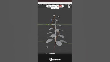How to Model Plants in Blender #blender #tutorial #polyeevee