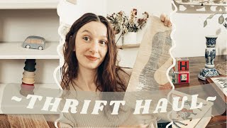 VINTAGE KIDS THRIFT HAUL ll wood + vintage toys & decor for toddler 🤍