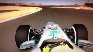 F1 2012 (2013 MOD) - N. Rosberg Bahrain Pole Lap screenshot 5
