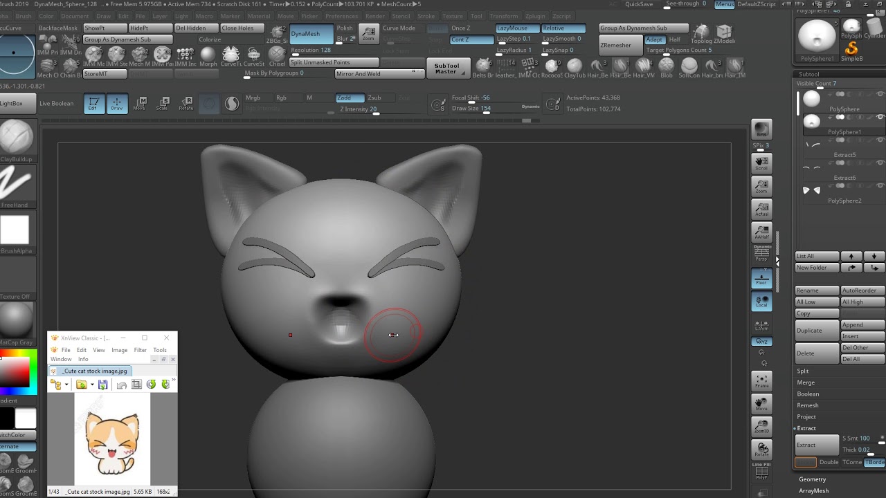 zbrush cat