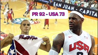 Team USA vs Puerto Rico Atenas Olympic 2004