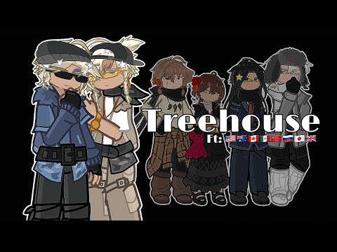 Treehouse | #countryhumans | Ft: 🇺🇸+🇦🇺 (no ship) | AU
