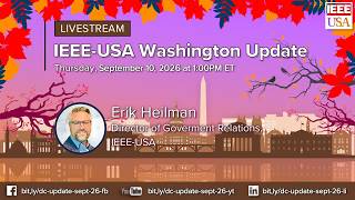 Monthly IEEE-USA Washington Update - September 2026