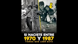 Generacion de Hierro si nacistes entre 1970 y 1987 | Generación fuerte y victoriosa 1970 a 1987