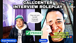 Call Center Free Interview Practice
