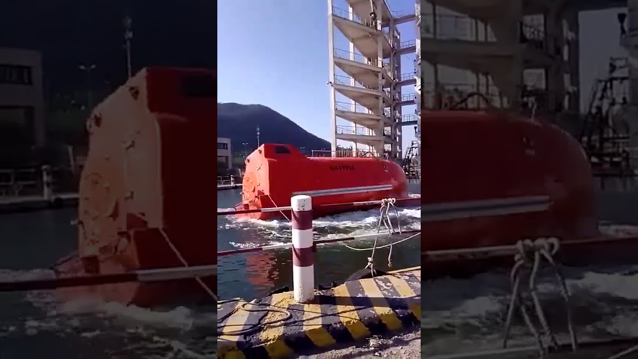 Solas New Regulation Release Hooks Totally Enclosed Lifeboat, Enclosed Lifeboat, Lifeboat