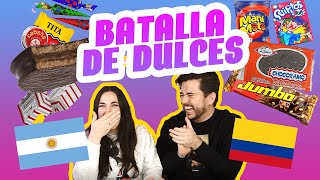 Probando Dulces Argentinos y Colombianos - Santi y Laurita