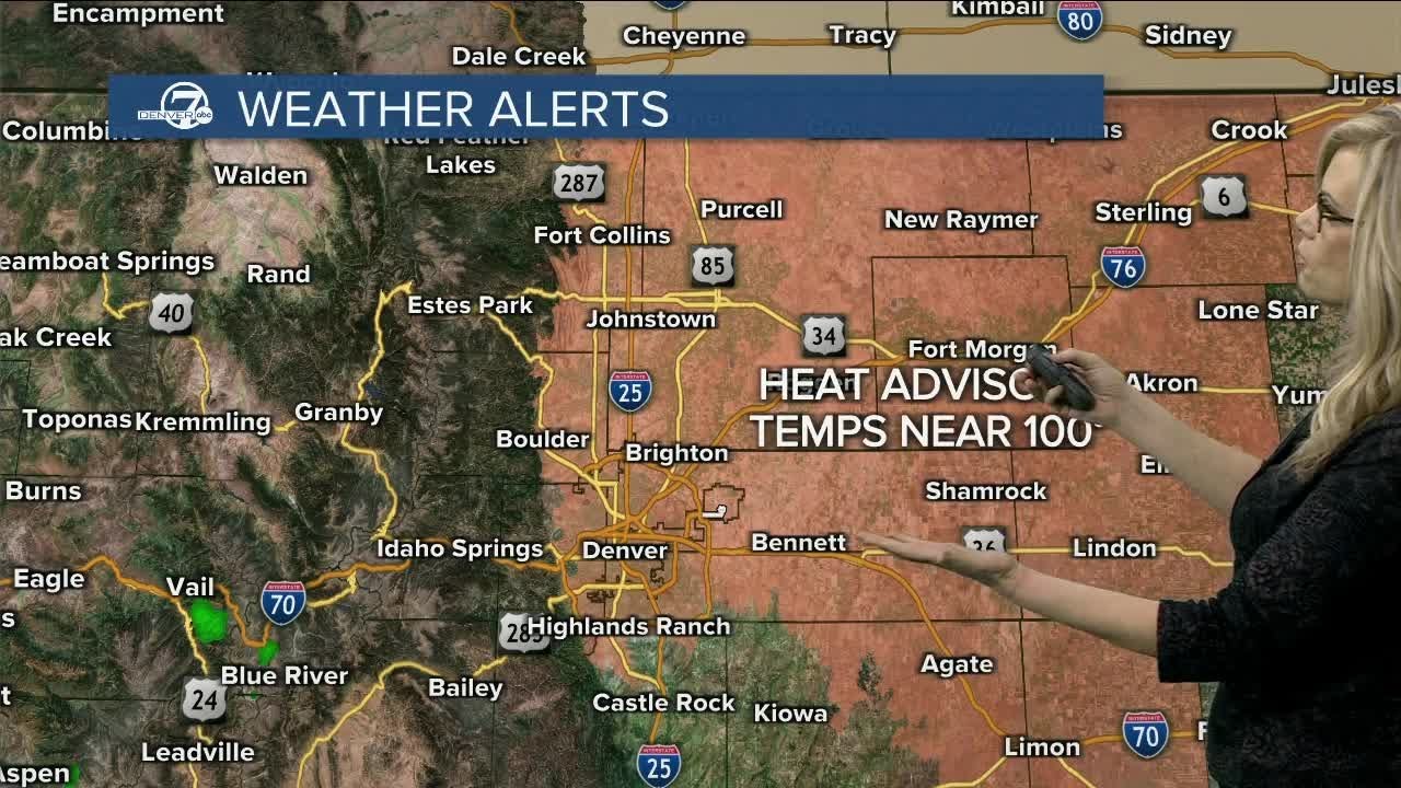 Heat Advisory for Denver on Monday - YouTube