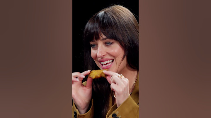Dakota Johnson is NEVER coming back to Hot Ones 💀