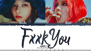 KARD (Unit) - 'Fxxk You' Lyrics [Color Coded_Han_Rom_Eng] Resimi