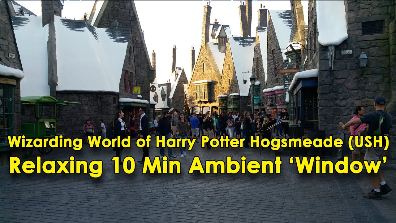 Wizarding World Hogsmeade (Universal Studios Hollywood) - ambient 'Window' video