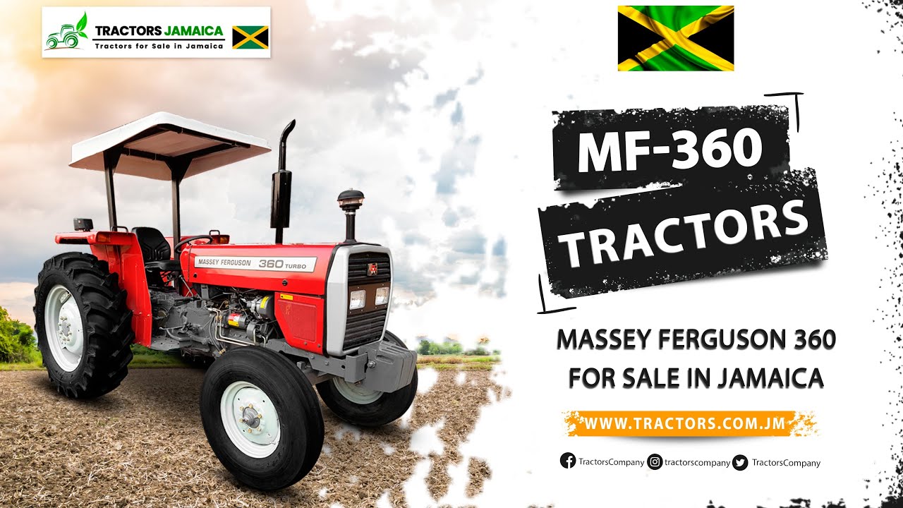 Massey Ferguson MF-360 60hp Tractors for Sale in Jamaica