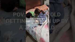 13 year old got cooked hard by the 7 year old   6 7 AURA