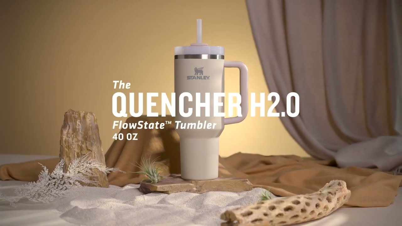 Quencher H2.0 Travel Tumbler | Soft Matte | 30 oz | Stanley Stormy Sea