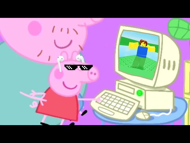 Playing As PEPPA PIG in Roblox Piggy! 