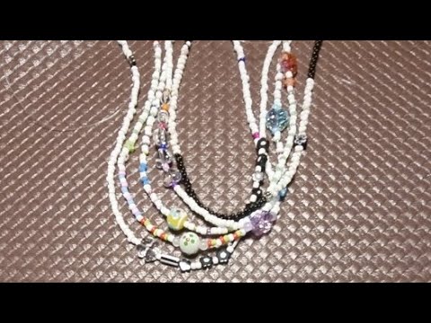 Making a necklace with beads❣ | YouTube Live