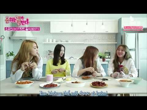 [Vietsub][MSVN] SISTAR Idolic TV - SoYou BEST 5 - 5 món cay ngon nhất