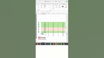 تعلم إكسل: التنسيق الشرطي مع خانات الاختيار #shorts