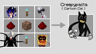 CRIANDO CRIATURAS DE CREEPYPASTA NO MINECRAFT !!