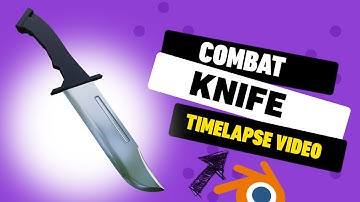 Timelapse Blender: Combat Knife