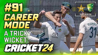 A TRICKY WICKET - CRICKET 24 CAREER MODE #91