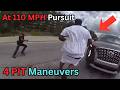 Reckless Driver Takes Police on 110 MPH Chase bodycam footage #usa