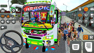 💥Bus Simulator Indonesia Best Lighting New Map Mod Android Gameplay Video