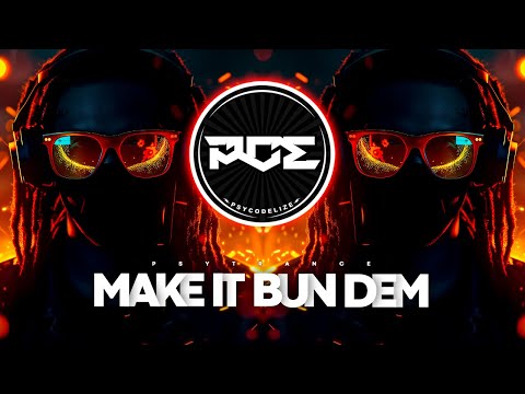 PSYTRANCE ● Skrillex & Damian - Make It Bun Dem (InterVoid Remix) Jr. Gong, Marley