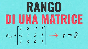Calcolare il Rango di una Matrice