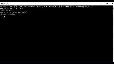 Print "HELLO WORLD" in Python