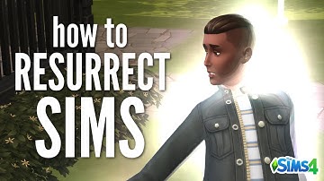 How to Bring Sims Back to Life in The Sims 4 (Base Game) Resurrection!!