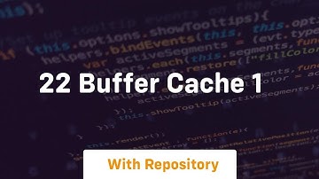 22 buffer cache 1