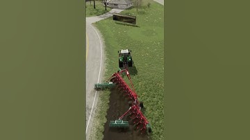 creating fields timelapse of plowing