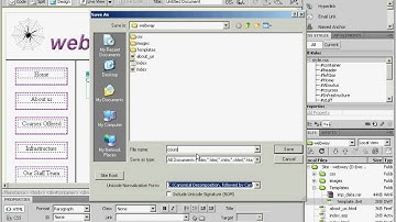 07 Dreamweaver - using templates to create webpages - VdesignOurWeb.com