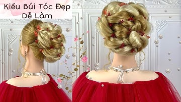 #0145. Kiểu Búi Tóc Đẹp Dễ Làm #ngọcuyênn #tếttóc #búitóc
