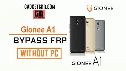 Gionee A1 Frp bypass (Gionee A1 Bypass Google Account) Without PC- Latest