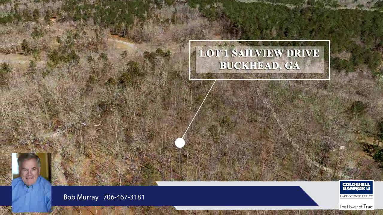 Lots And Land for sale 1050 Sailview Drive, Buckhead, GA 30625 YouTube