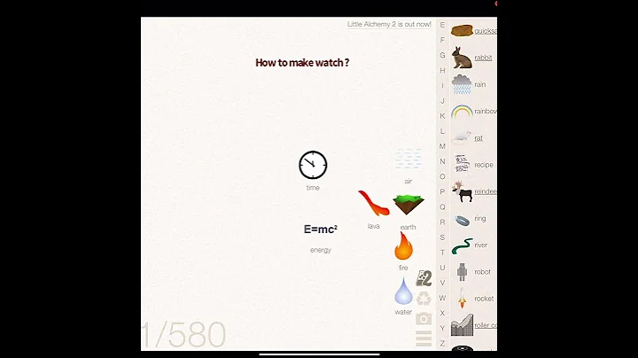 How To Make Watch In Little Alchemy Cheats