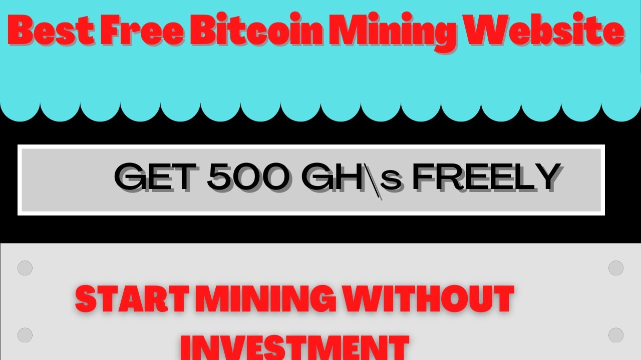 Free Bitcoin Cloud Mining Sites Without Investment New Free Bitcoin Cloud Mining Website | Best Cloud Mining Sites