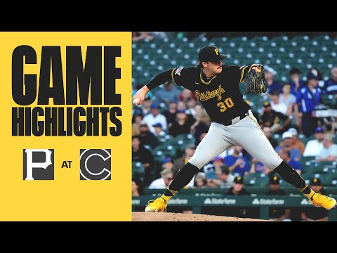 Paul Skenes Ties Rookie Franchise Strikeout Record in Win | Pirates vs. Cubs Highlights (9/3/24)