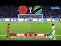 Morocco Vs Tanzania Penalty Shootout 1 8 Final Africa Cup Of Nations 2025 EFootball PES