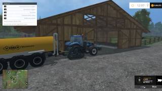 Farming Simulator 2015 Veenhuis Liquid Manure Sprayer Trailer Mod