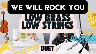 We Will Rock You : Easy 🎯 Low Brass/Strings Duet