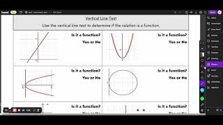 Algebra 1 - Identifying Functions