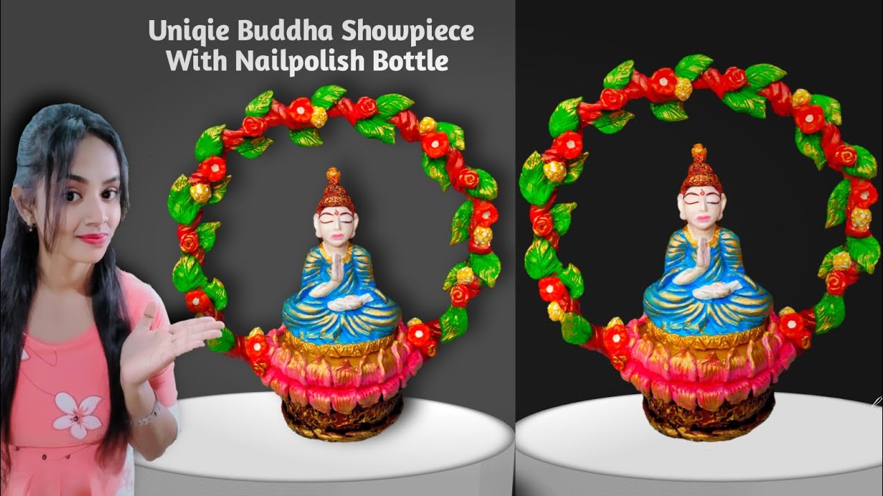 Amazing buddha showpiece craft / Beautiful buddha home decor/best out of waste