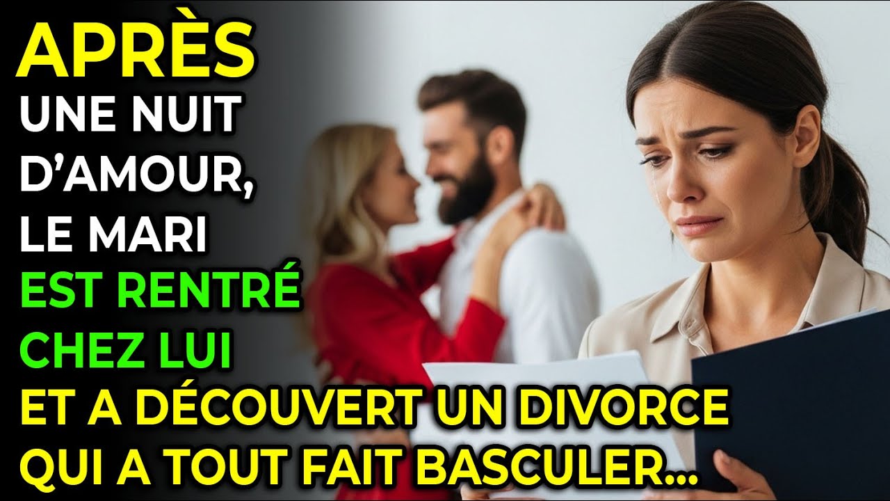 Après Une Nuit D’Amour Avec La Maîtresse, Le Mari Rentre — Et Tombe Sur Une Demande De Divorce.