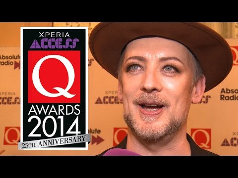 Boy George on the Q Awards red carpet